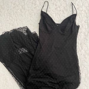 Black Goth Deadstock Dress